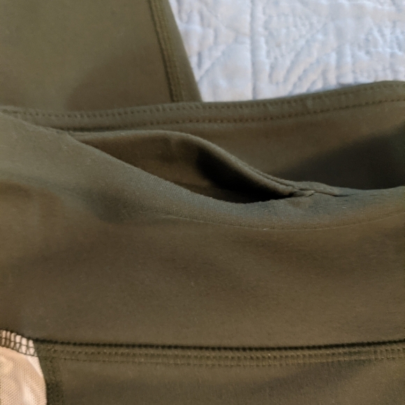 Fabletics Olive Green/Cream Athletic Leggings XXS - Picture 13 of 13